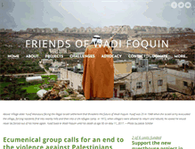 Tablet Screenshot of friendsofwadifoquin.com